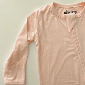 NEW Pink Bamboo Baby Pajamas